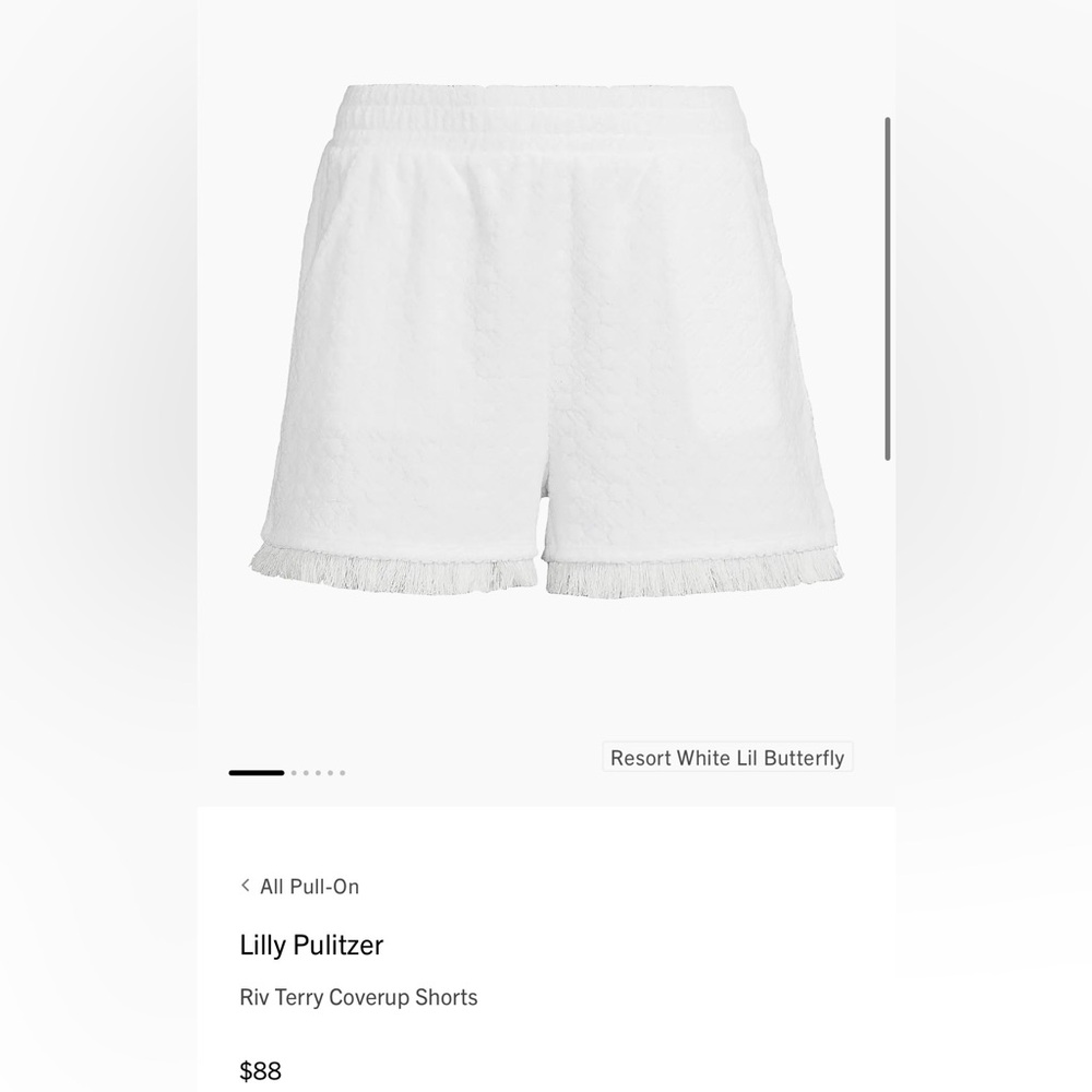 Lilly Pulitzer Riv Terry Coverup Shorts